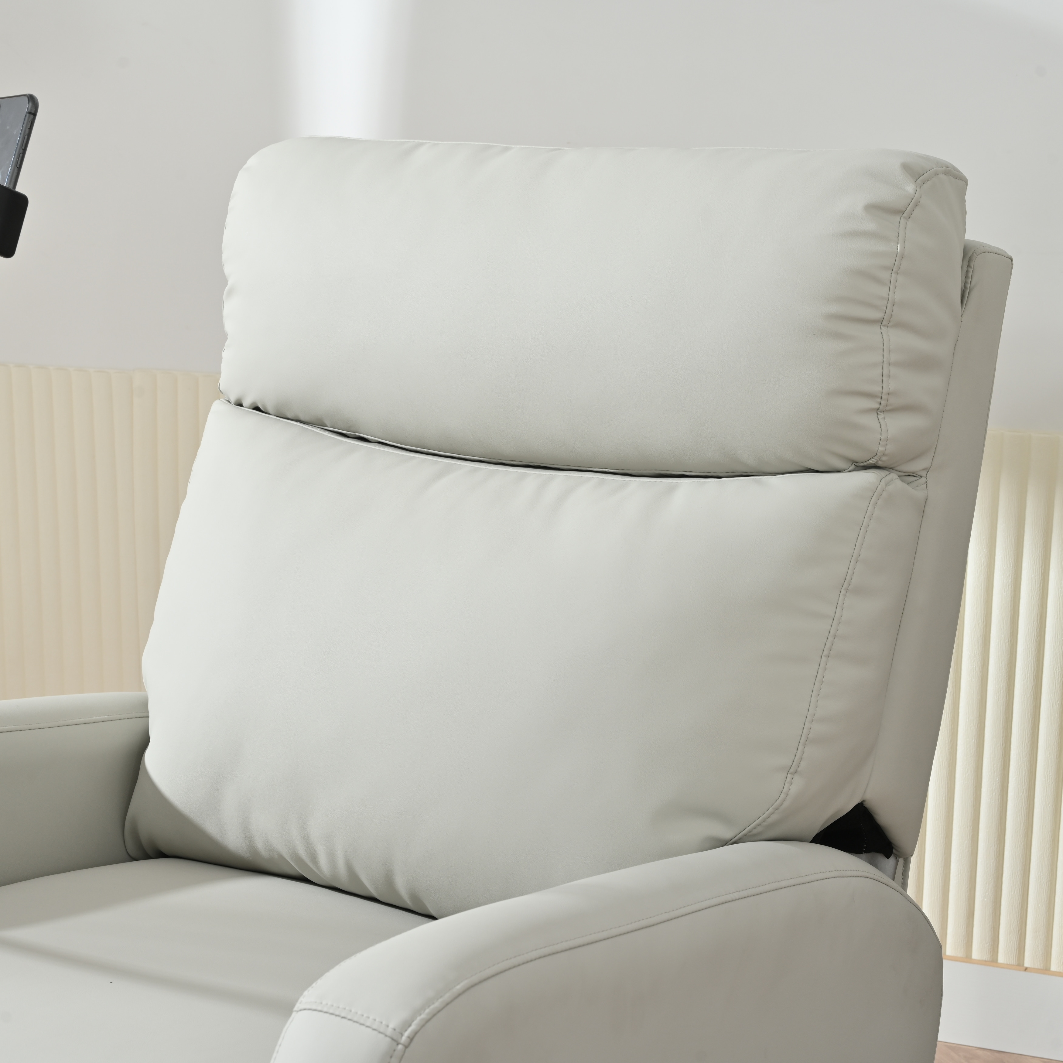 360° Swivel Rocking Recliner Chair with Adjustable Footrest