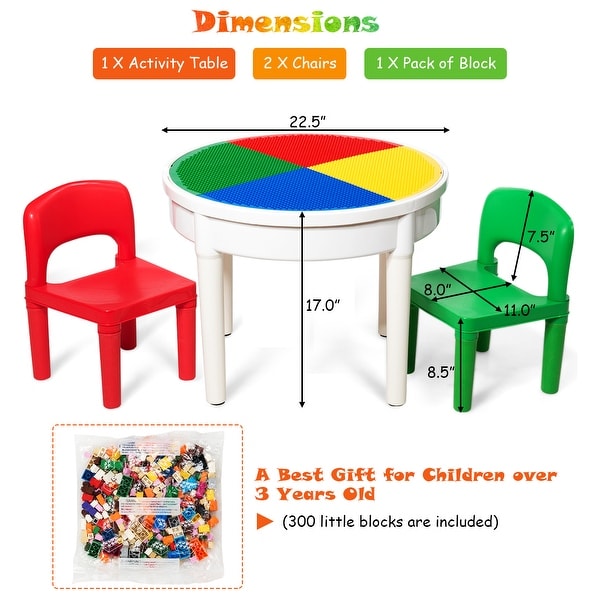 children's activity table and chairs