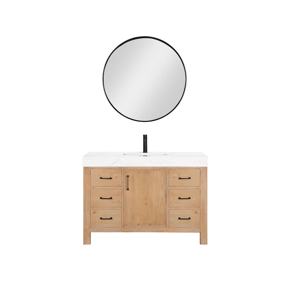 Miseno MV-703848 León 48" Free Standing Single Basin Vanity Set with