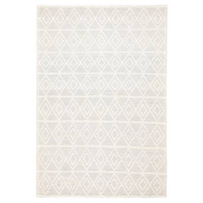 ECARPETGALLERY Braid weave Sienna Cream Wool Rug - 6'2 x 8'11