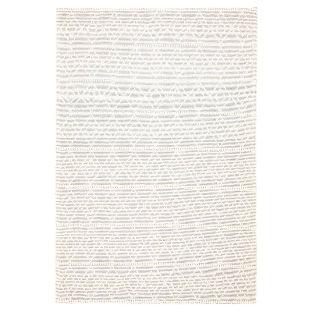 ECARPETGALLERY Braid weave Sienna Cream Wool Rug - 6'2 x 8'11