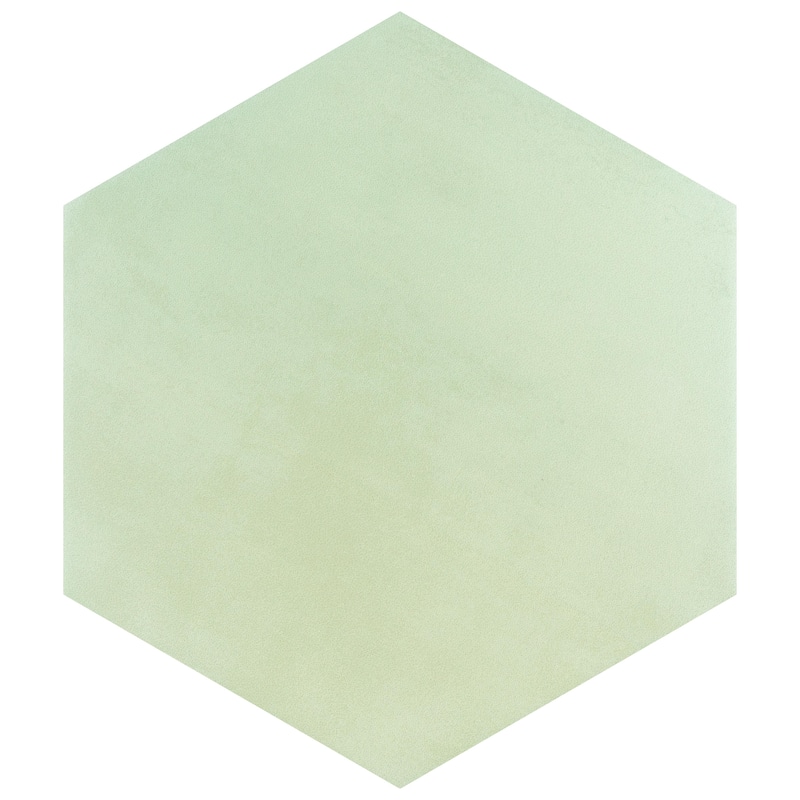 Merola Tile Horizon Hex Verde 7-3/4" x 9" Porcelain Floor and Wall Tile