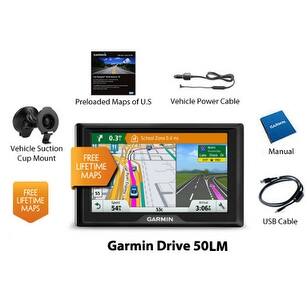 Garmin Drive 51LM 5 Inch GPS Navigator with Free Lifetime Map Updates