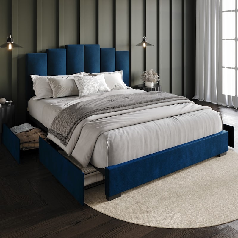 Yuma Upholstered Storage Platform Bed