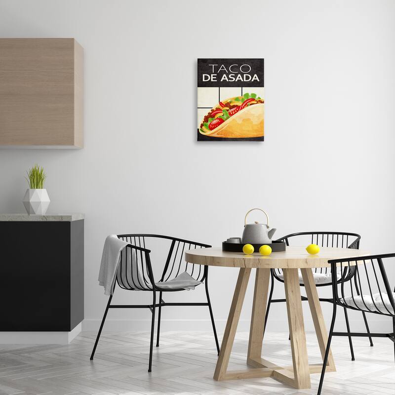 Stupell Taco Classic Meal Canvas Wall Art Design By Kim Allen