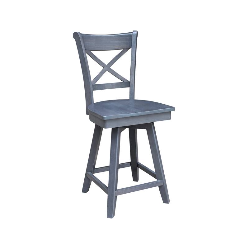Charlotte Counter Height Stool with 24 in. H Swivel Seat