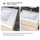 preview thumbnail 43 of 191, Wood Wall-Mounted Bathroom Vanity with Sink and Soft Close Drawers