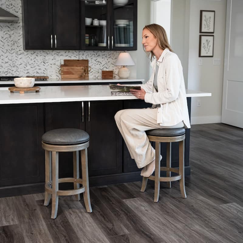 Maven Lane 26" Eva Swivel Counter Height Kitchen Stool