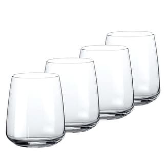 Bormioli Rocco Set of 4 Planeo Stemless Wine Glasses - 12.25 oz.