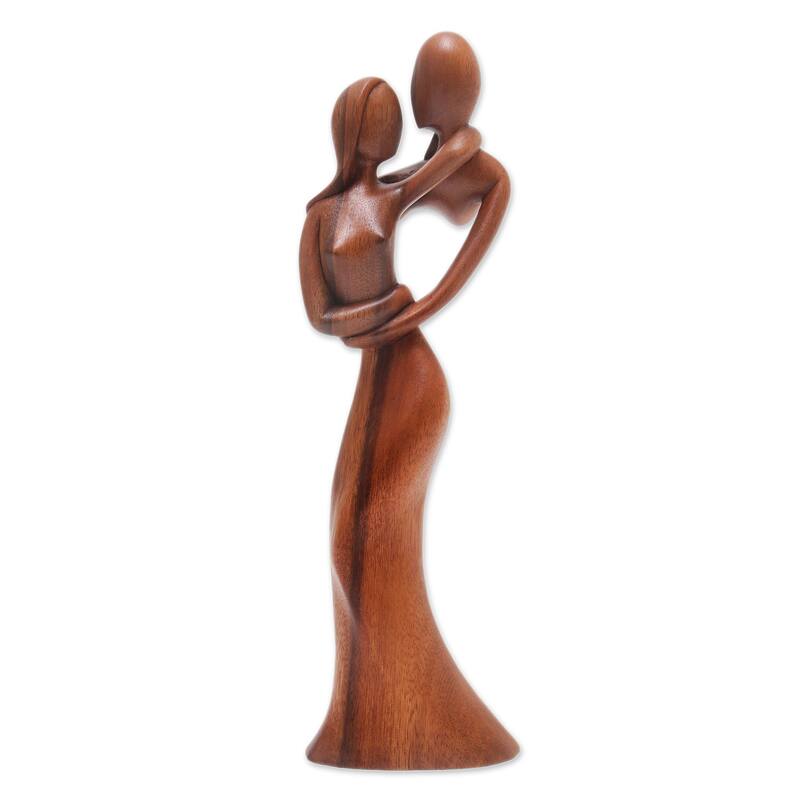 Novica Handmade Dancing On My Mind Wood Sculpture