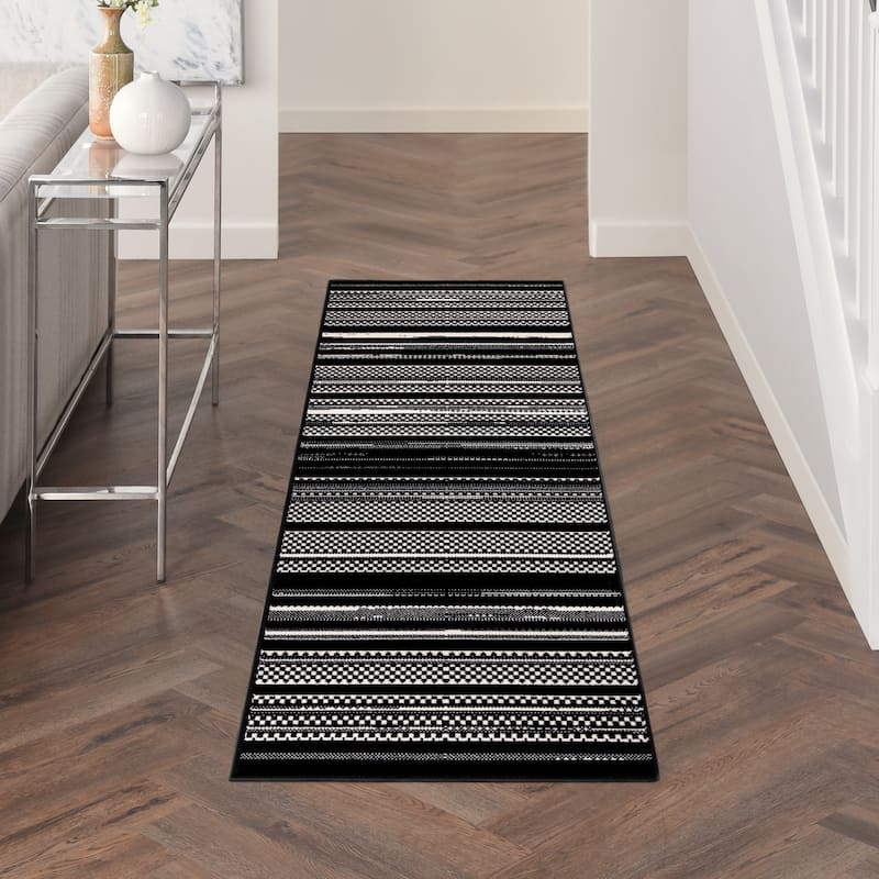 Nourison Grafix Indoor Striped Area Rug