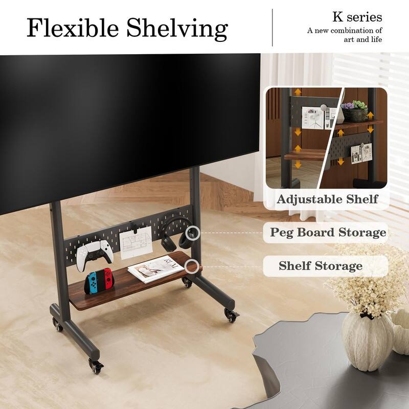 Rolling TV Stand