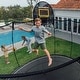 preview thumbnail 4 of 6, Springfree Trampoline Kids Oval 8 x 13 Ft Trampoline & FlexrHoop Basketball Game - 63