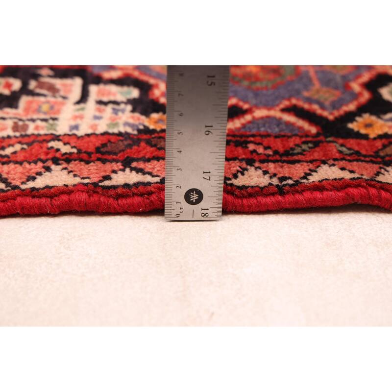 ECARPETGALLERY Hand-knotted Andelz Red Wool Rug - 5'3 x 9'2