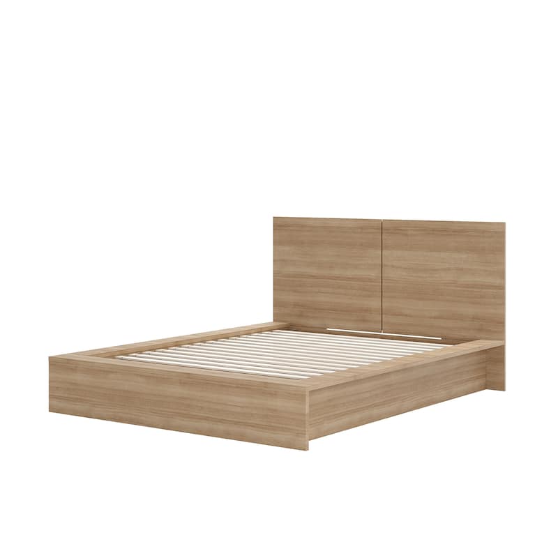 James Platform Bed with Headboard