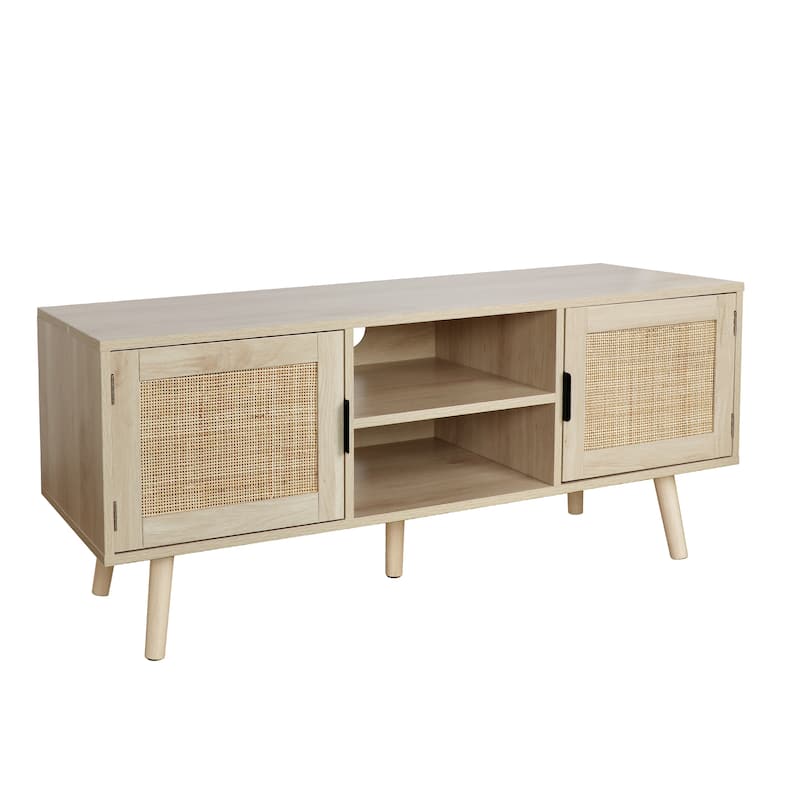 Anmytek 47" Modern TV Stand Entertainment Center Media Console Table for up to 65" TV - 47 inches in width