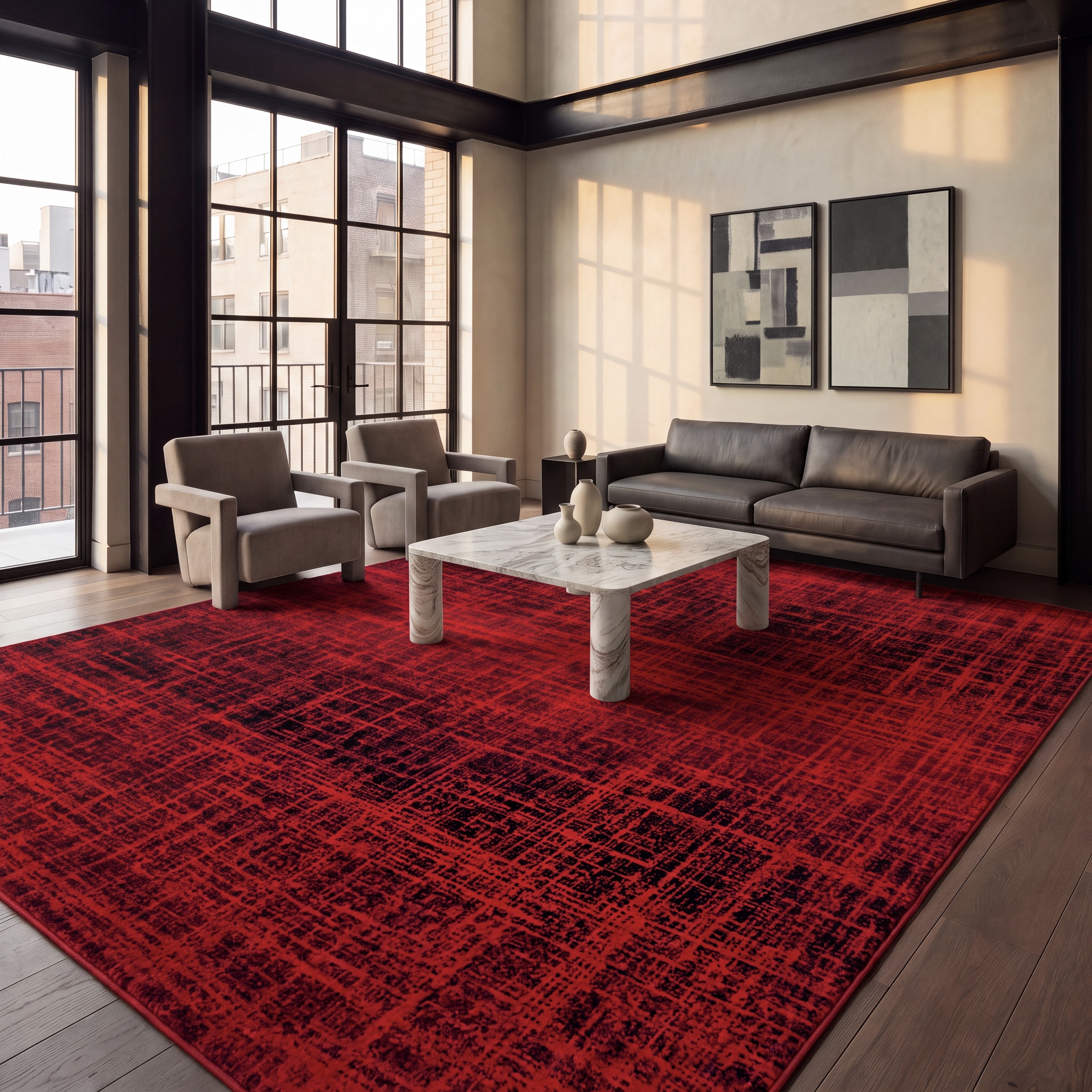 SAFAVIEH Adirondack Anri Modern Distressed Rug
