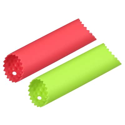Silicone Garlic Peeler Tube Non Slip for Useful Kitchen Tool Red/Green