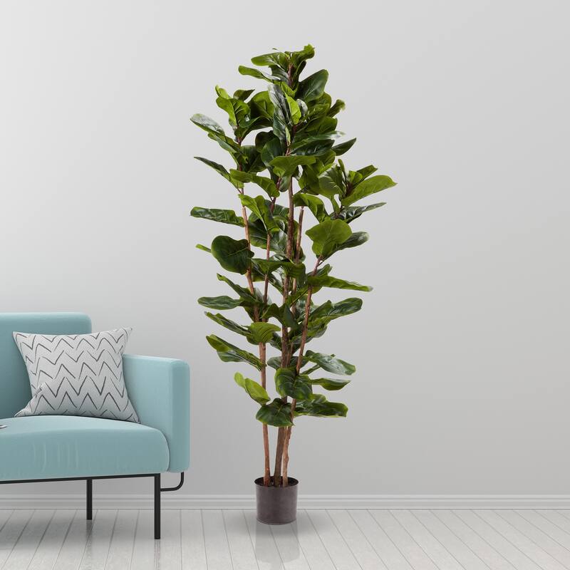 Artificial Potted Faux Floor Plant Greenery