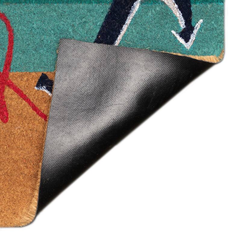 Liora Manne Natura Compass Outdoor Mat Natural 2' x 3'