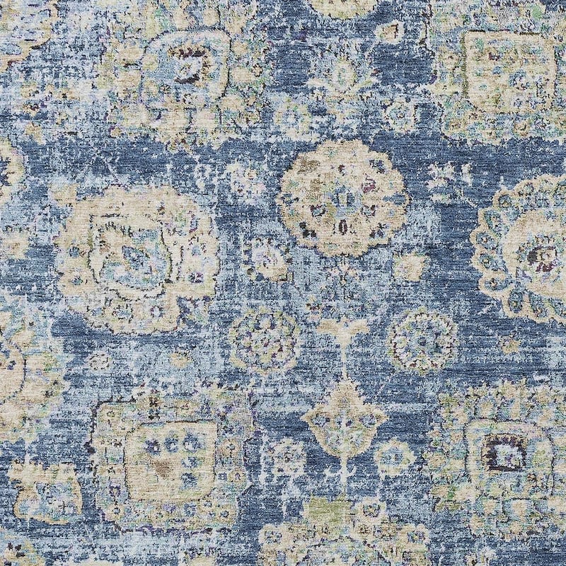HomeRoots Floral Transitional Rectangle Outdoor Rug