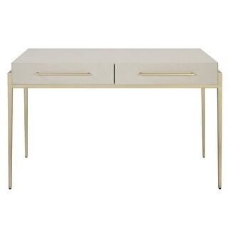 Uttermost 22900 48" MDF and Metal 2 Drawer Writing Desk