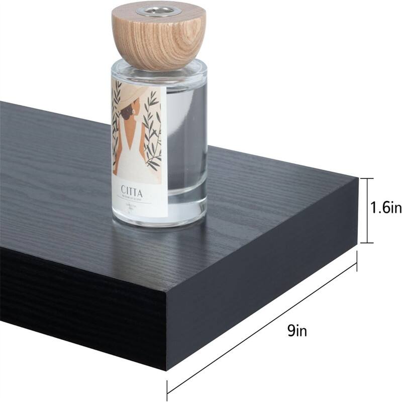 Floating Shelves 9 Inch Deep Wall Shelf for Decor & Storage - 9"D x 36"W x 1.6"H