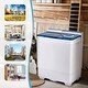 preview thumbnail 20 of 18, Costway 26lbs Portable Semi-automatic Washing Machine W/Built-in Drain - See Details