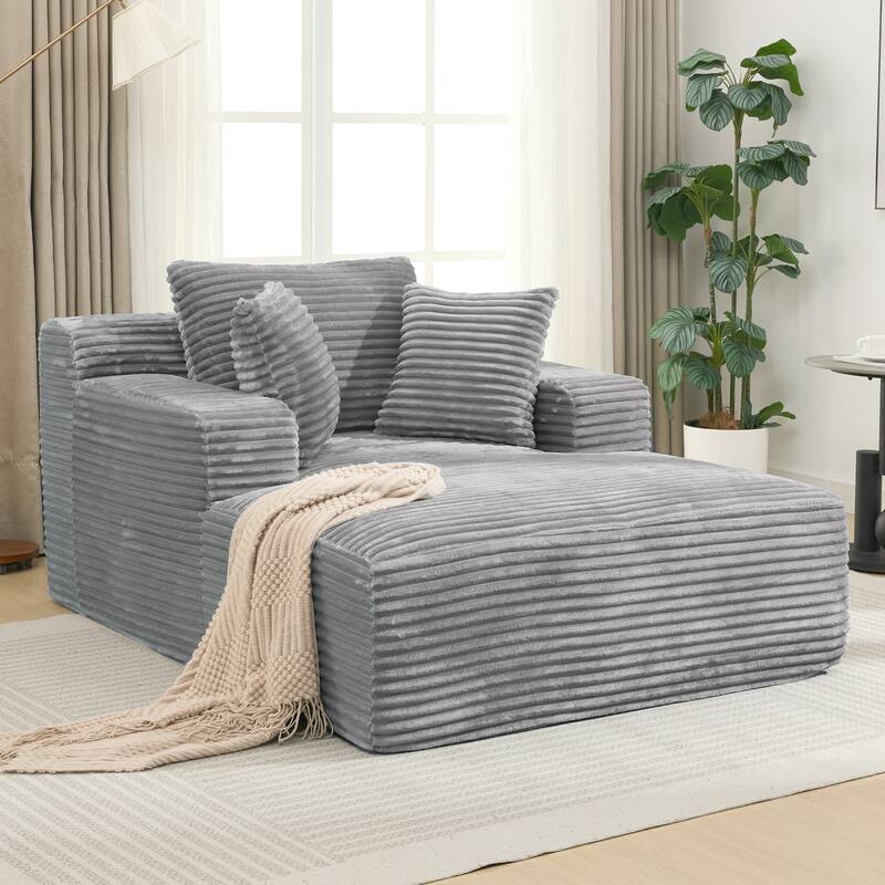 48.8″ 2-Seater Sleeper Sofa with Removable Pillows for Living Room/Bedroom