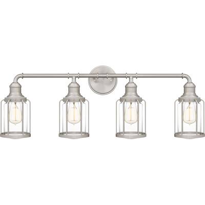 Ludlow 4-Light Brushed Nickel Bath Light - Brushed Nickel