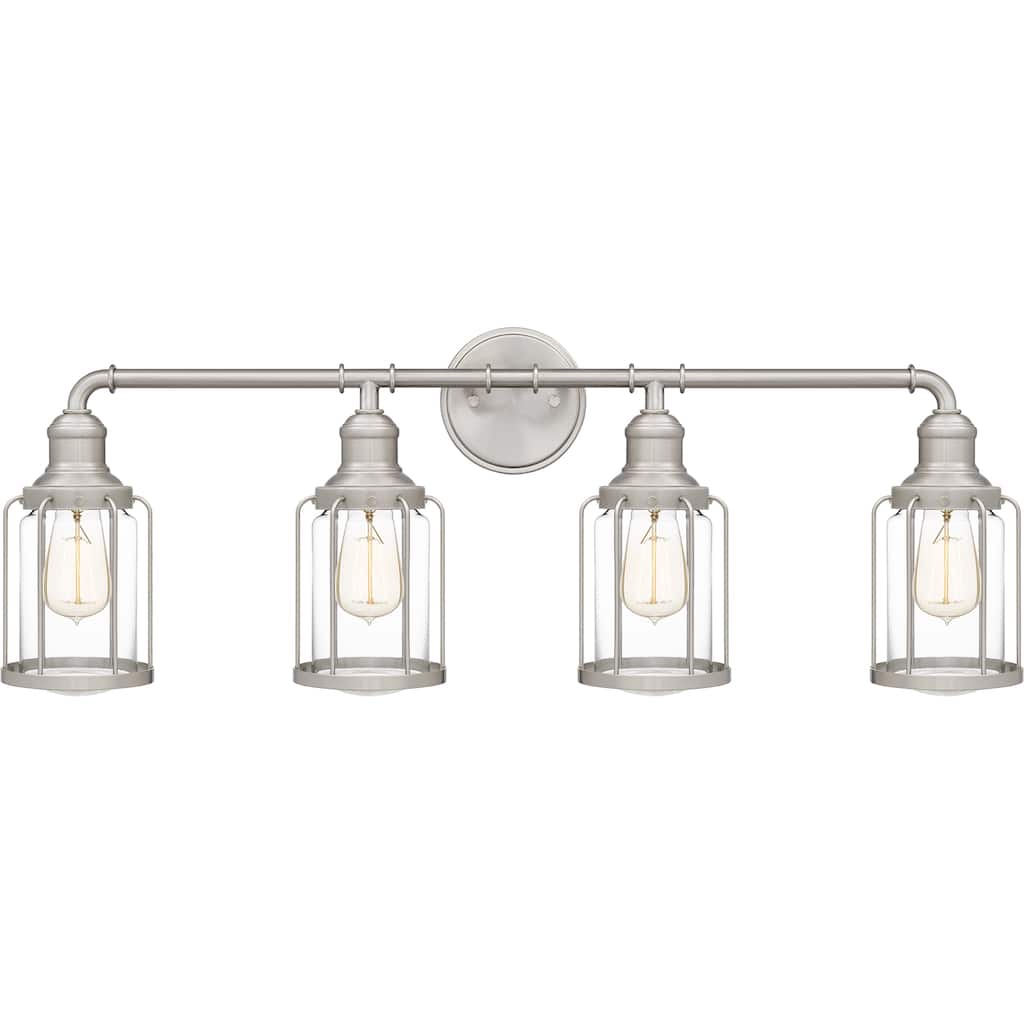 Ludlow 4-Light Brushed Nickel Bath Light - Brushed Nickel