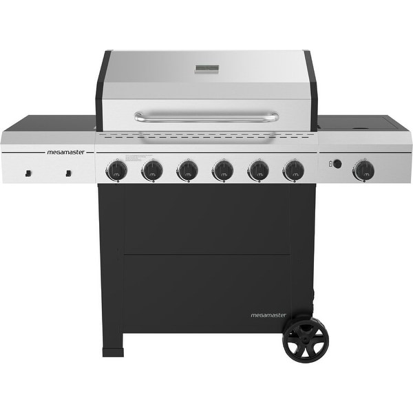 Megamaster 6-Burner Propane Gas Grill. Opens flyout.