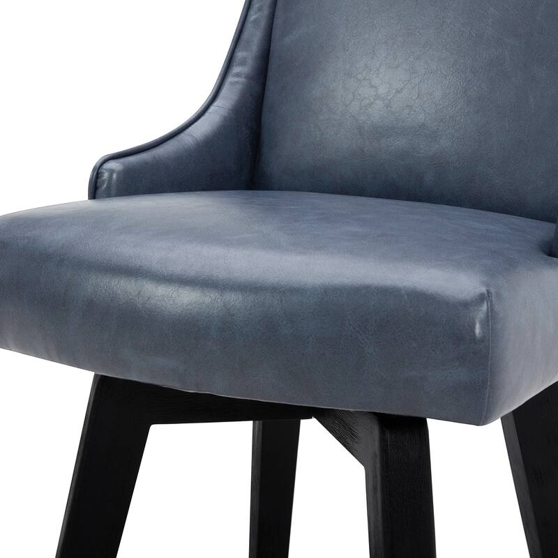 Spruce & Spring Jayden Upholstered Counter Height Swivel Barstool Set