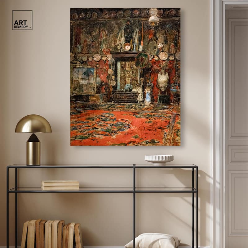 Workshop in Rome Canvas by Art Remedy, Gallery Wrapped