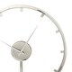preview thumbnail 11 of 13, Gold Stainless Steel Metal Large Open Frame Decorative Clock - 19 x 7 x 25