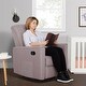 preview thumbnail 2 of 4, Evolur Raleigh Basic Glider |Recliner| Rocker