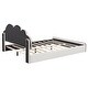 preview thumbnail 13 of 24, Upholstered Platform Bed Queen Size Bed Frame with Cloud-shaped Headboard and Footboard, No Box Spring Needed Velvet Fabric聽