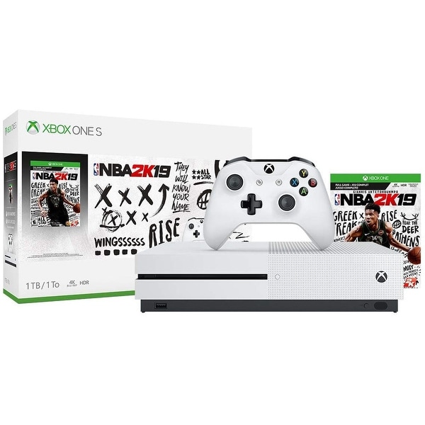 Shop Xbox One S 1tb Console Nba 2k19 Bundle 234 00575 Overstock 26474242