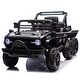 preview thumbnail 16 of 21, 12V Kids Ride On 6-Wheel electric truck car W/Parents Control Black
