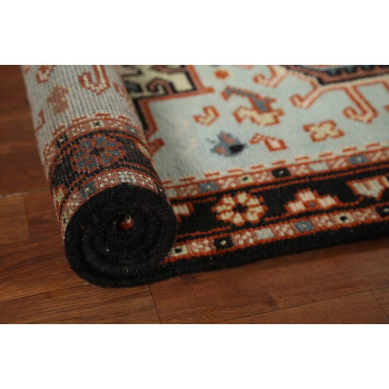 Khotan Indian Accent Rug Hand-Knotted Wool Carpet - 2'11"x 5'1"