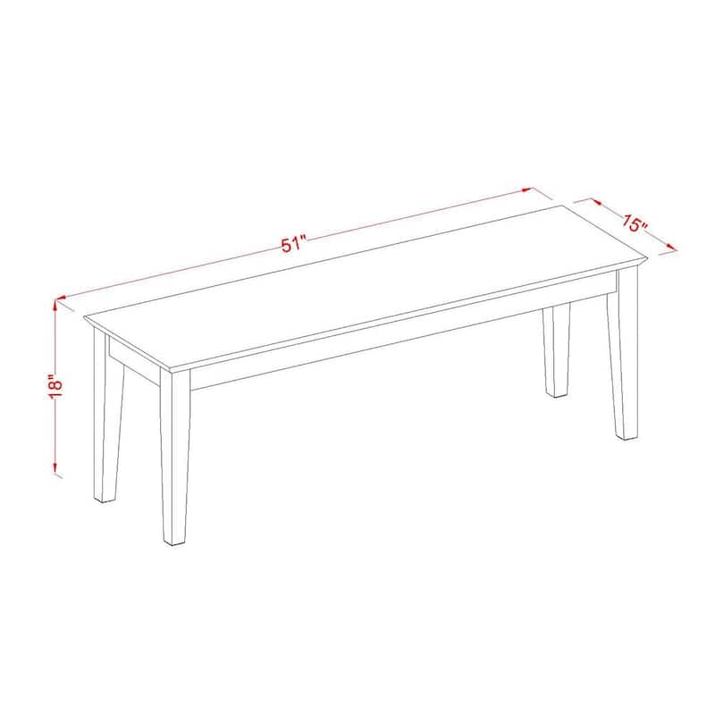 East West Furniture Dining Set Contains a Rectangle Dining Table and Chairs, Linen White (Pieces Options)