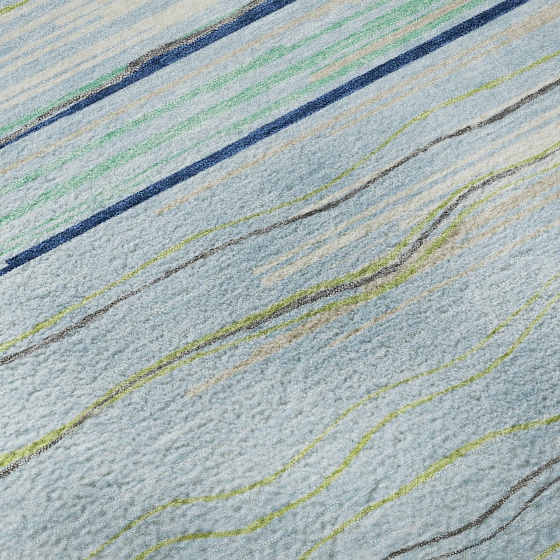 Premium Washable Super Soft Solid Landscape Mayfield Rug