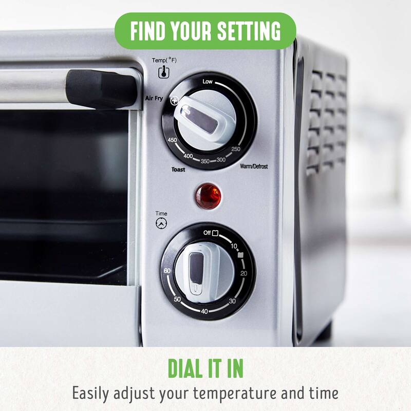 GreenLife Healthy Ceramic Nonstick All in One Air Fry Toaster Oven