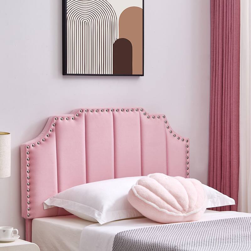 Bedroom Sets, 15 Style Options, 3-pieces Bedroom Set with Height Adjustable Upholstered Bed and Nightstands Set of 2-VECELO