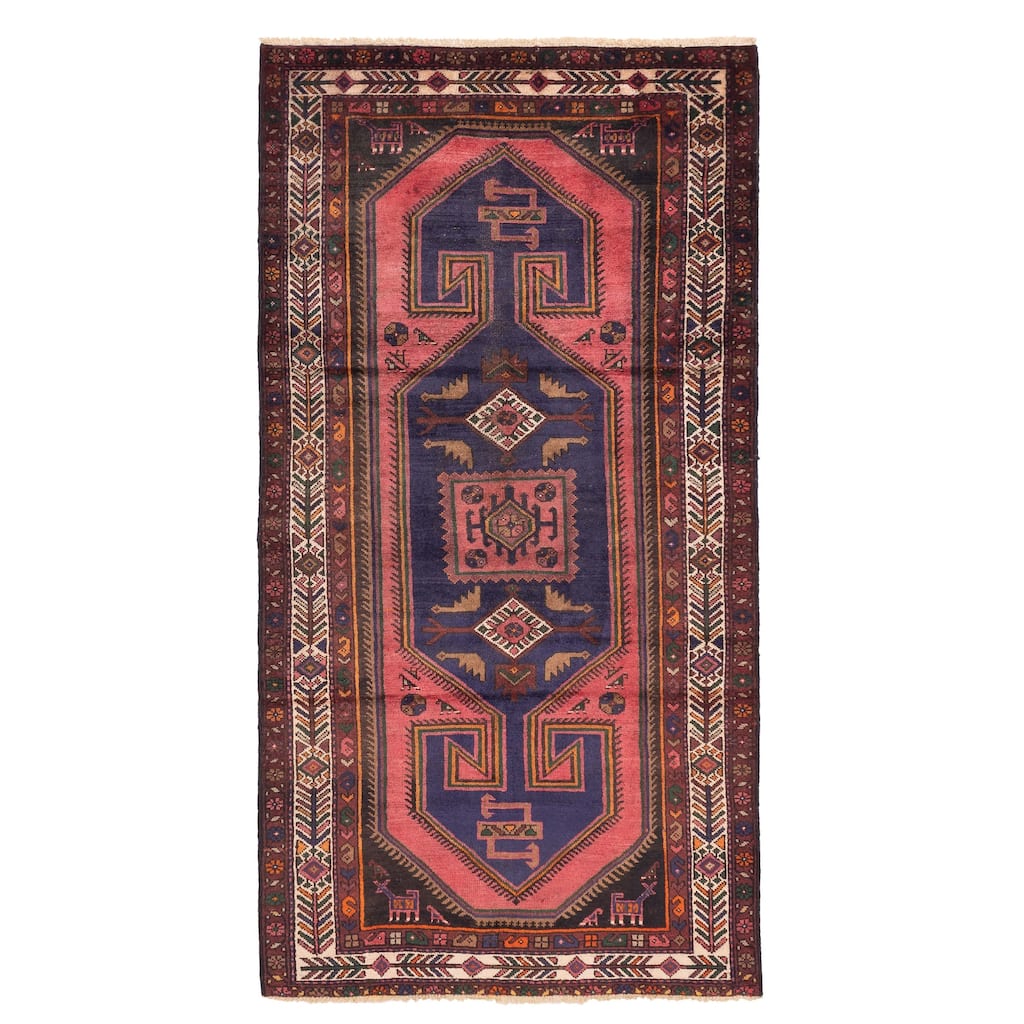ECARPETGALLERY Hand-knotted Konya Anatolian Light Red Wool Rug - 4'3 x 8'6
