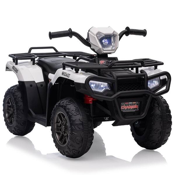slide 2 of 32, 12V Ride on ATV for Kids White