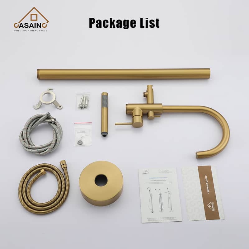 CASAINC 2-Function Free Standing Bathtub Faucet with CUPC Certification