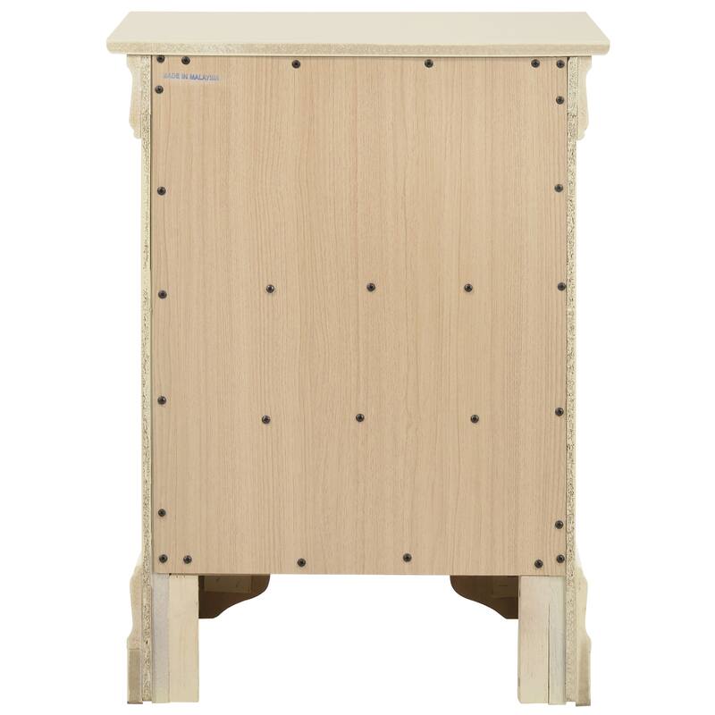 Modern Storage Nightstand with Three Roomy Drawers Bedside Table Bedroom Cabinet for Bedroom
