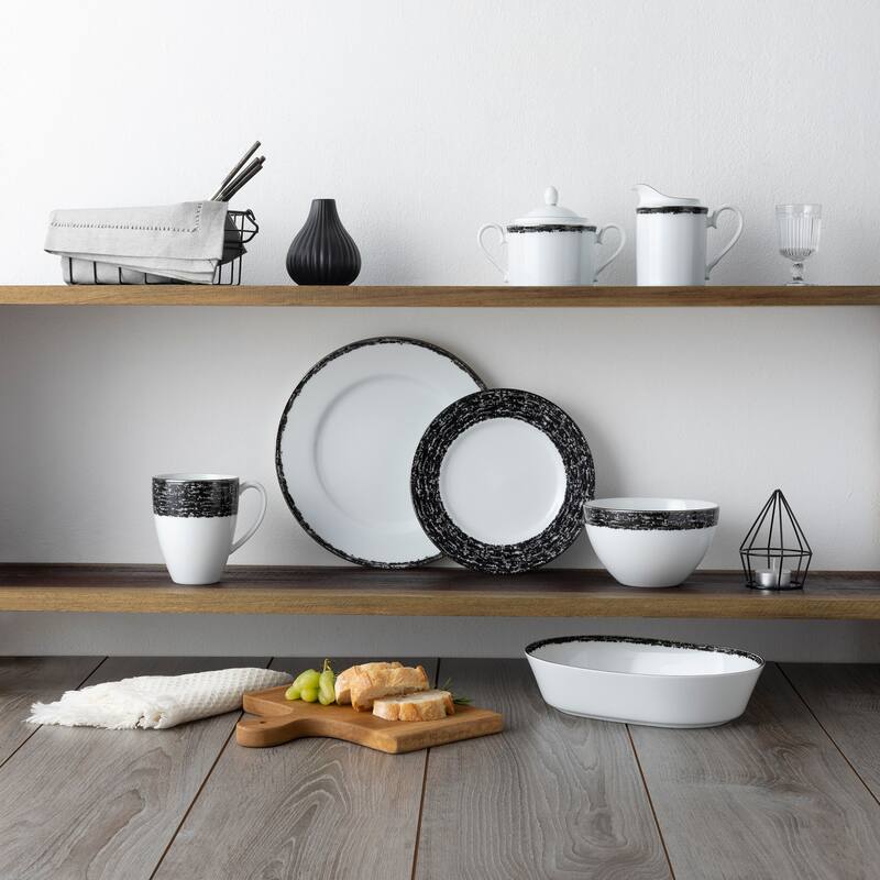 Noritake Rill Set Of 4 Soup Bowls, 7", 20 oz.