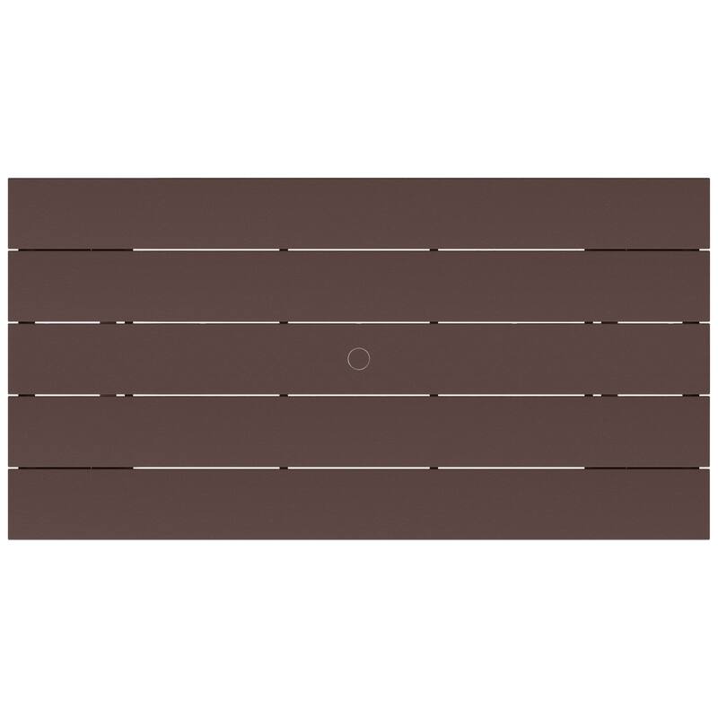 Shoreside 66 Inch X 34 Inch Rectangular Patio Dining Table